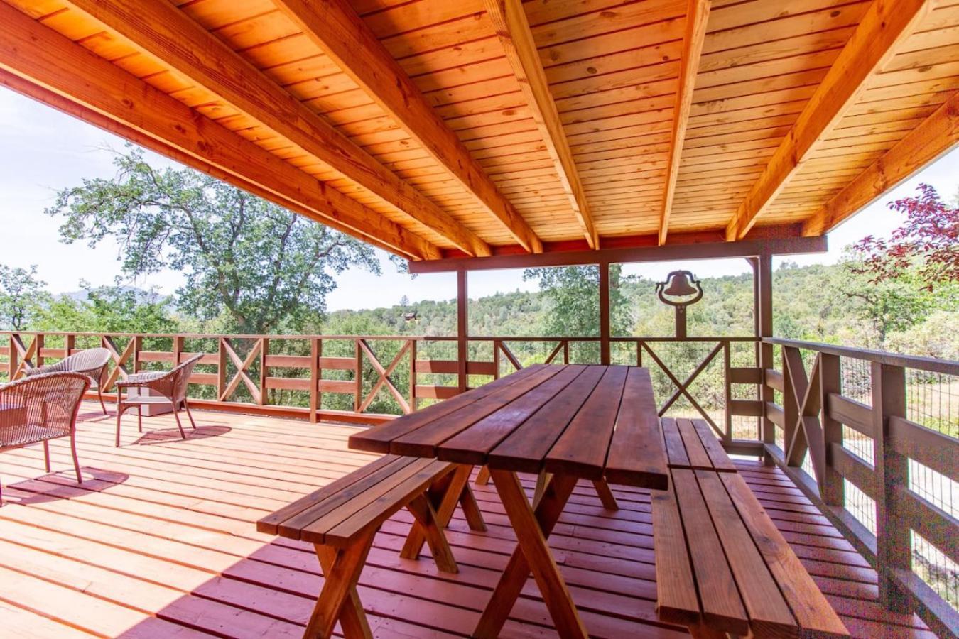 10-Acre Forest Villa, 20 Miles From Yosemite South 奥克赫斯特 外观 照片