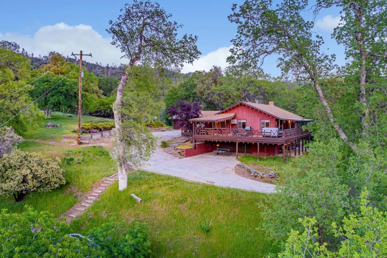 10-Acre Forest Villa, 20 Miles From Yosemite South 奥克赫斯特 外观 照片